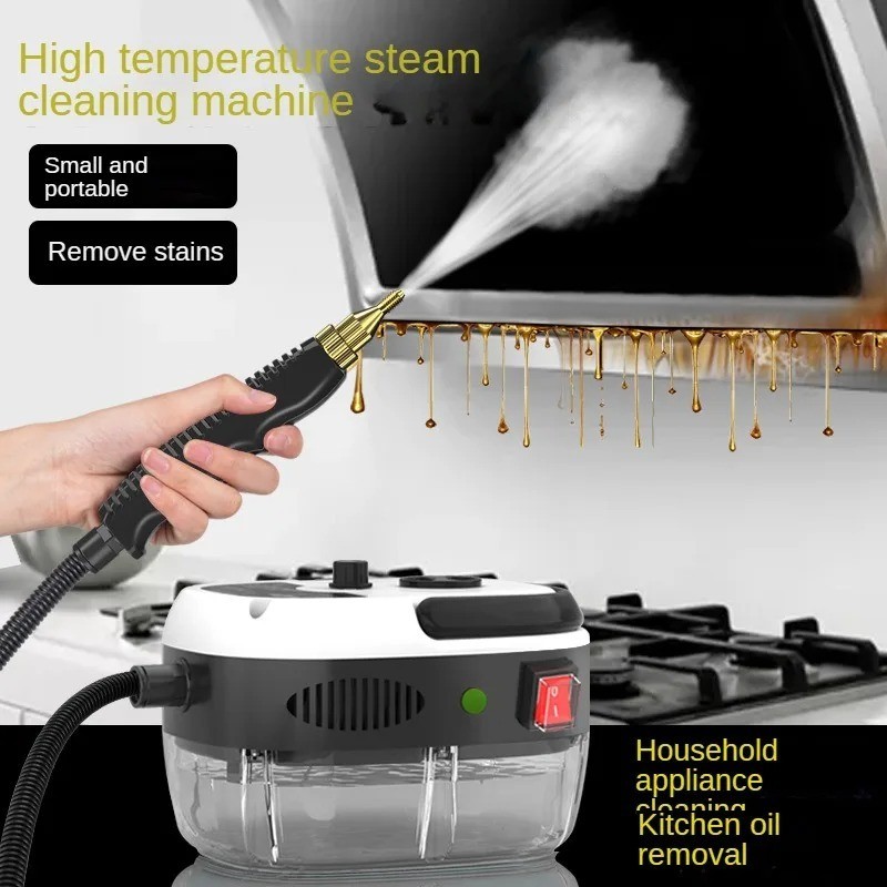 2500W High Pressure Steam Cleaner Handheld Home Car Kitchen Sterilizer