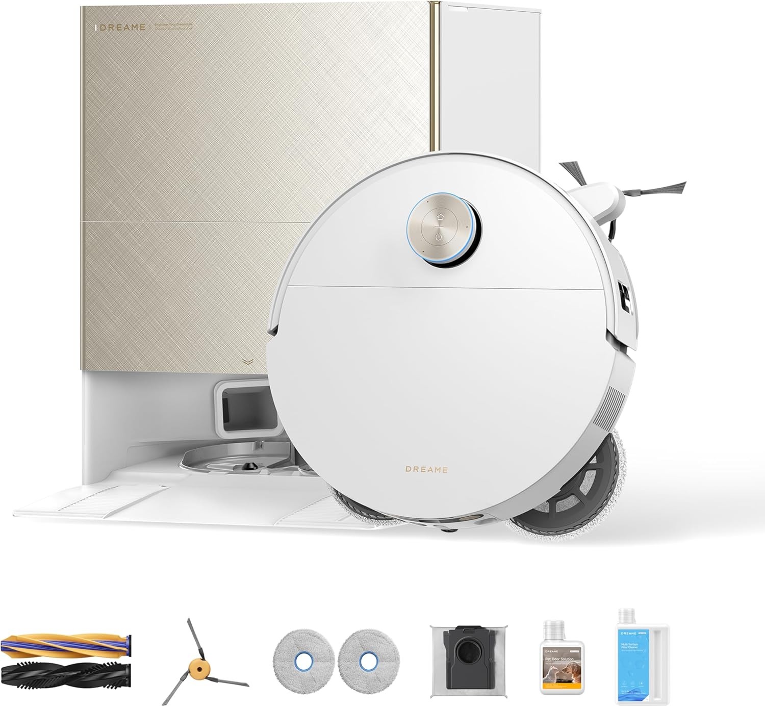 DREAME X60 Max Ultra Complete White Robot Vacuum Clean｜Certified Refurbished