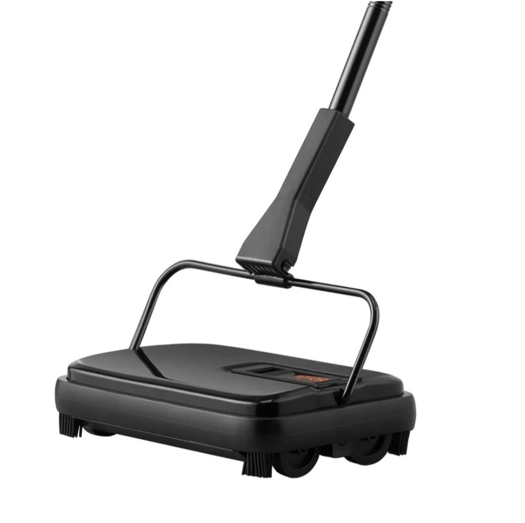 VEVOR Carpet Sweeper Floor Sweeper Manual 7.87 in Sweeping Paths Non Electric