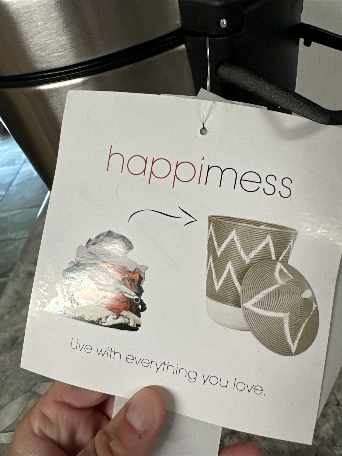 HAPPIMESS Round 5L 1.3 IS GALLON Soft-Close Lid Mini Trash Can STAINLESS STEEL