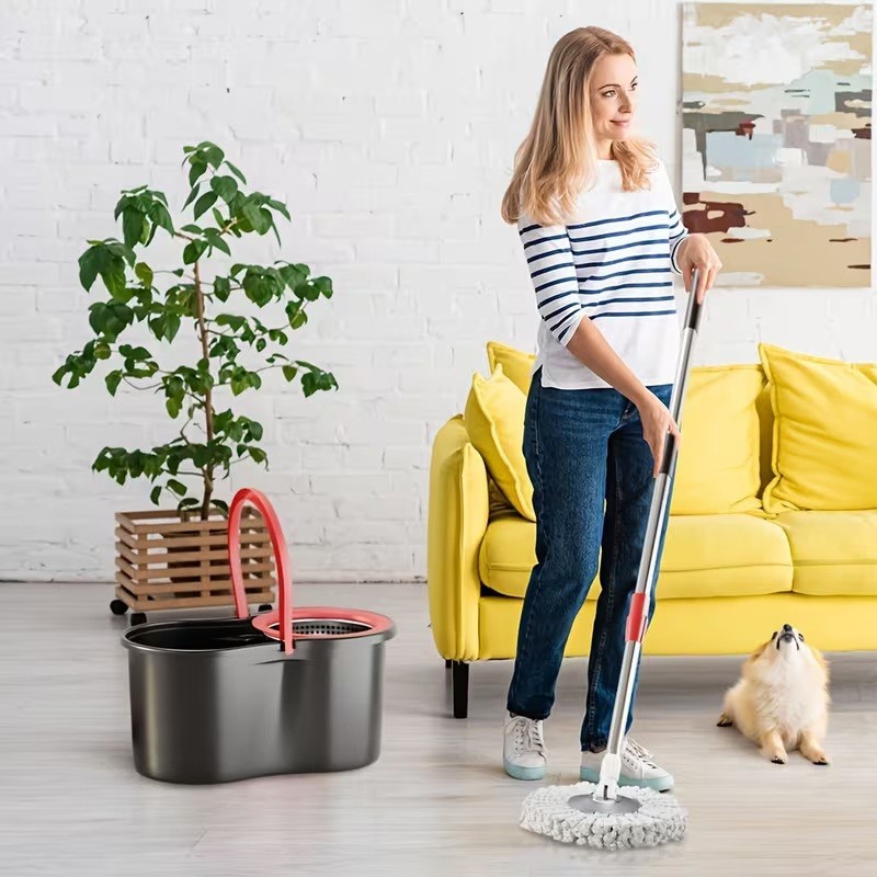EasyWring Spin Mop and Bucket System 4 Mop Refill FREE SHIPPING NEW WITH BOX