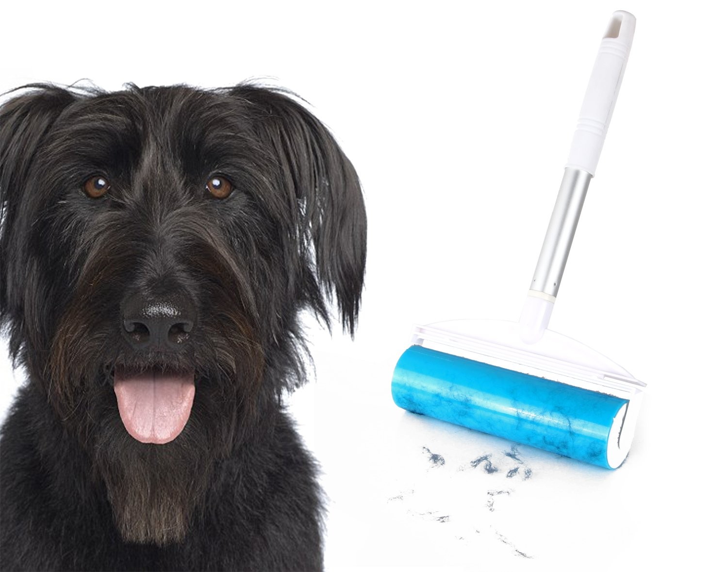 iLifeTech Lint Roller Resuable Dog Cat Hair Remover 8 Inches Wide Large Set