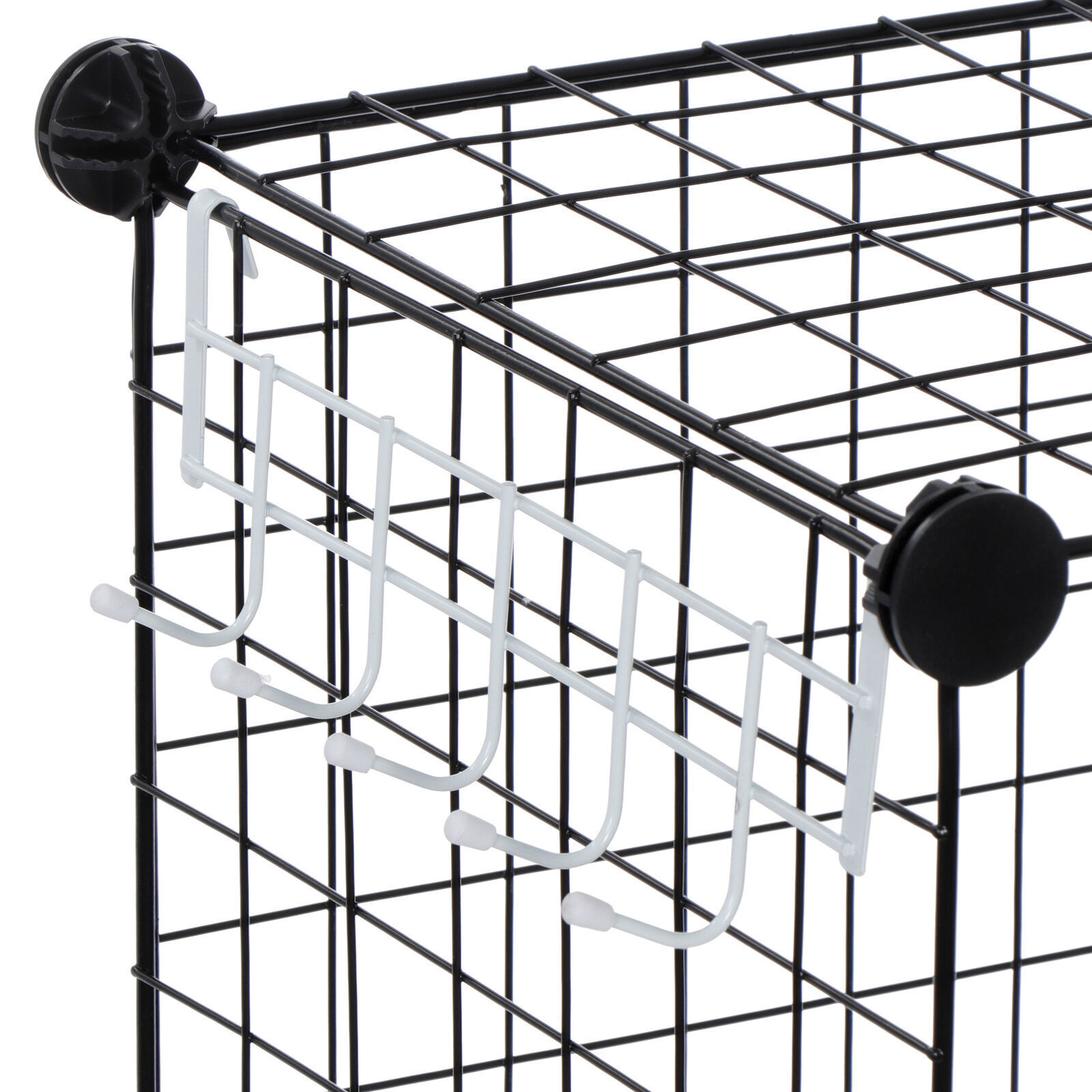 Storage Shelf Wire Cube Storage Organizer DIY Closet Cabinet Bookshelf 12-Cube