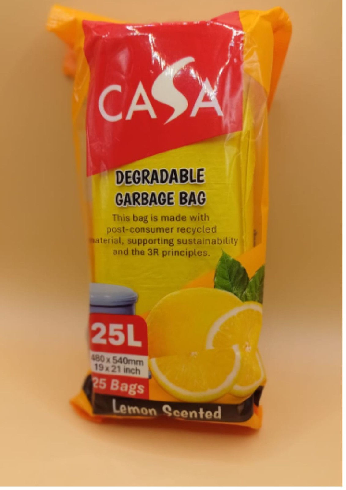 CASA SCENTED GARBAGE BAGS – 25 LITER (5 ROLLS, MIXED SCENTS)-FREE SHIPPING