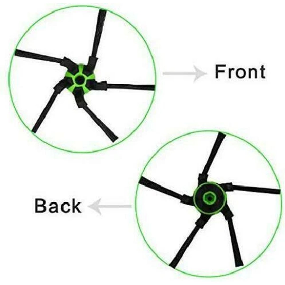 Replacement Parts for iRobot Roomba s9 (9150) s9+ s9 Plus (Side Brushes)