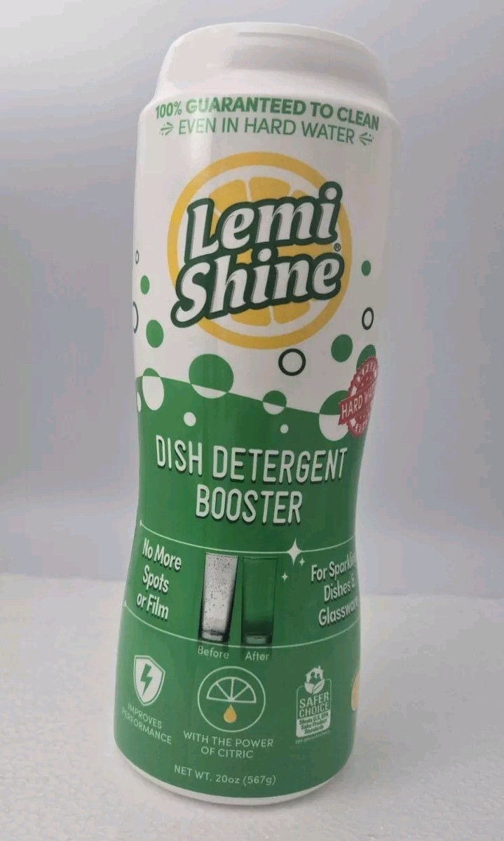 Lemi Shine 20oz. Dish Detergent Booster. One Case (6 units).