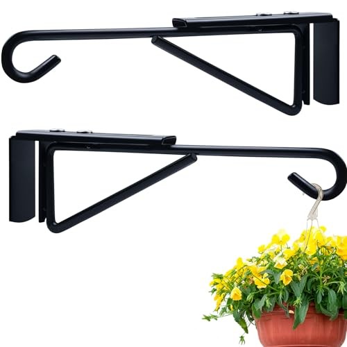 Adjustable Vinyl Fence Hooks Fit Fence Widths 0.75-3 Inch, Heavy Duty Vinyl