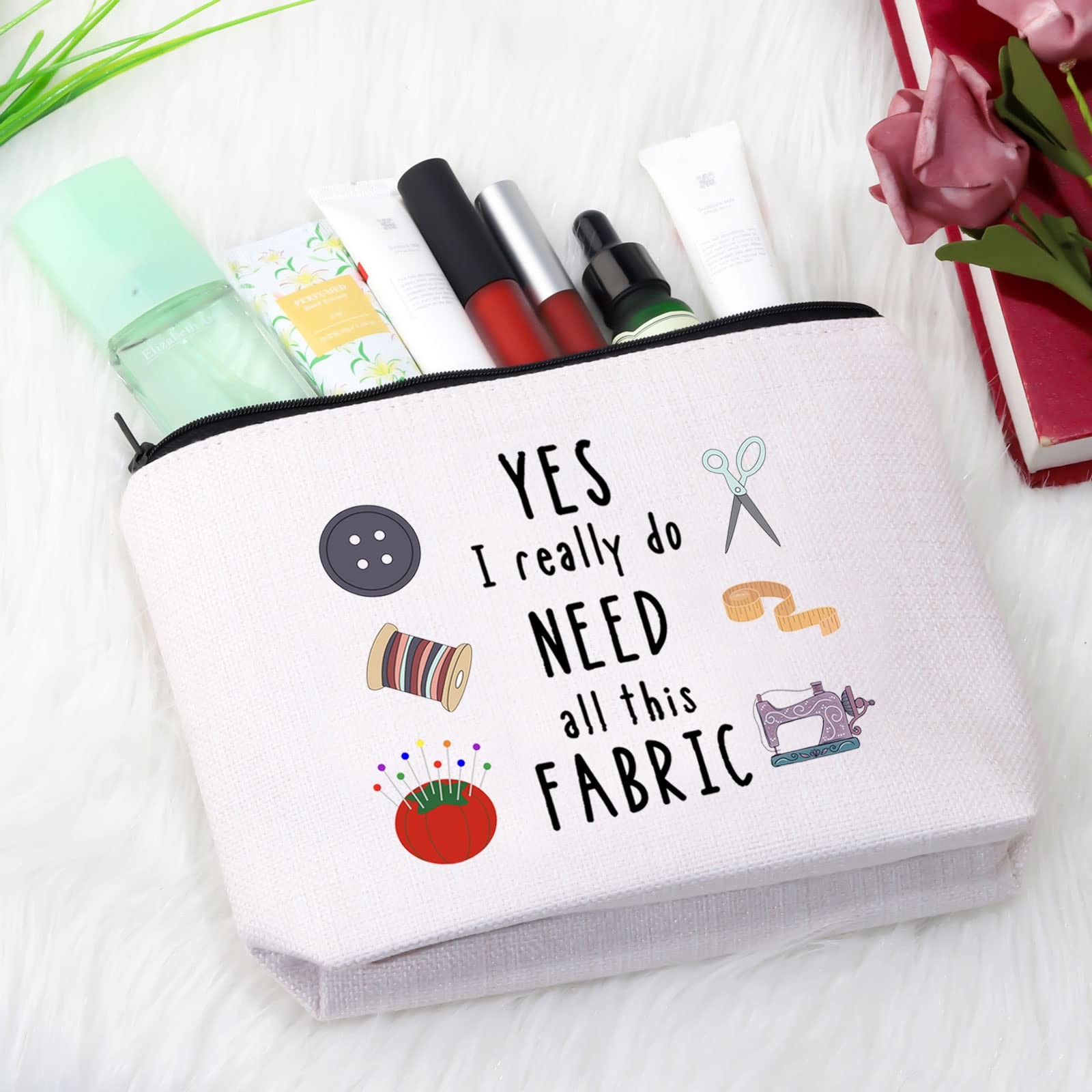 GJTIM Sewing Quilter Gift: ‘Yes I Really Do Need Medium, All This Fabric Bag