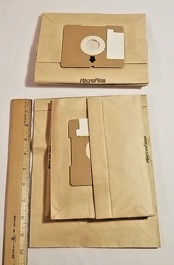 7 single 9.75″ x 7.75″ Vacuum Cleaner Bags – New no packaging