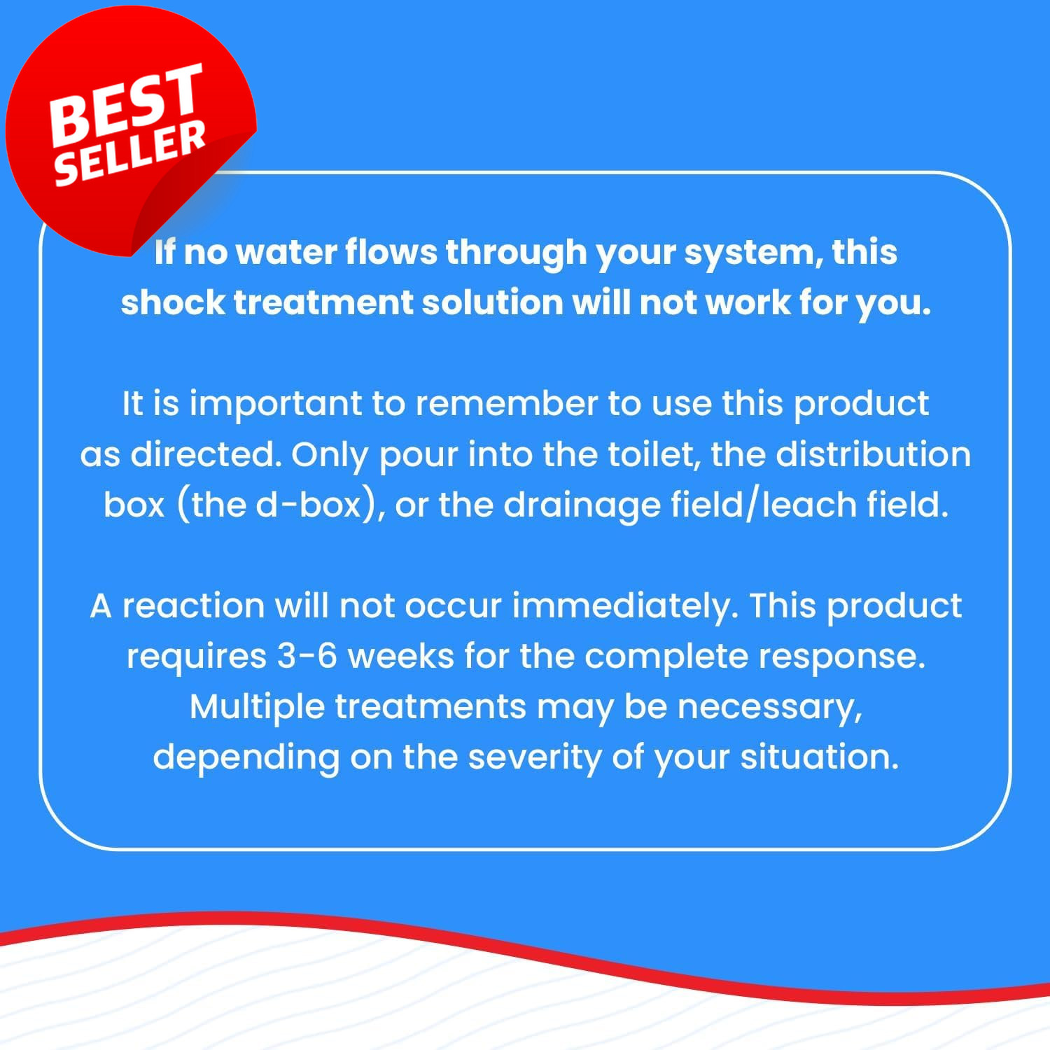 Septic Drainfield Repair Treatment Clears Leach Field Soil 128oz Septi-Flow – US
