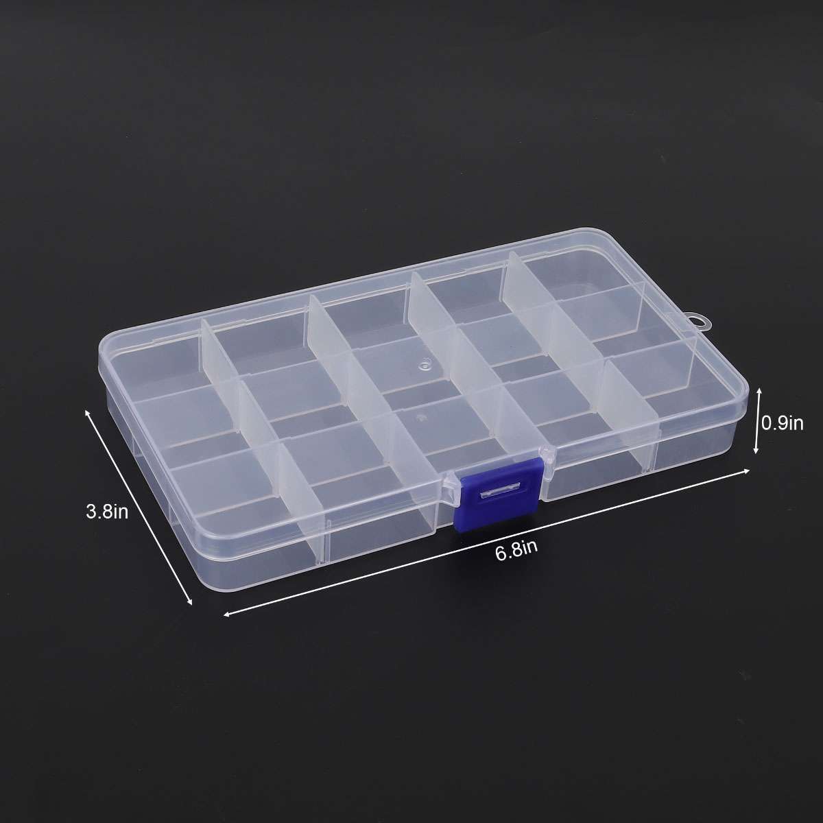 6Pcs Set Small Plastic Storage Container Boxes Box DIY Coin Screw Jewelry Travel
