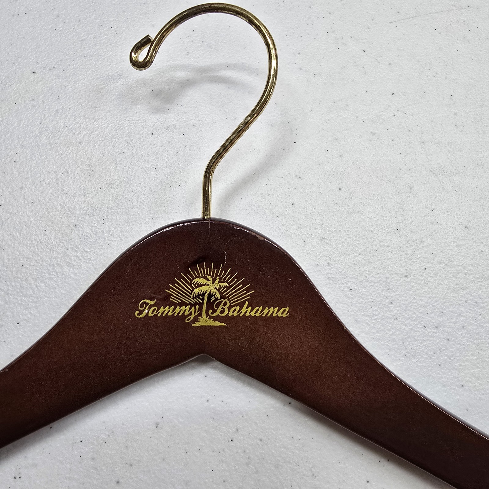 Tommy Bahama Wooden Shirt Hanger 17.5in Dark Wood
