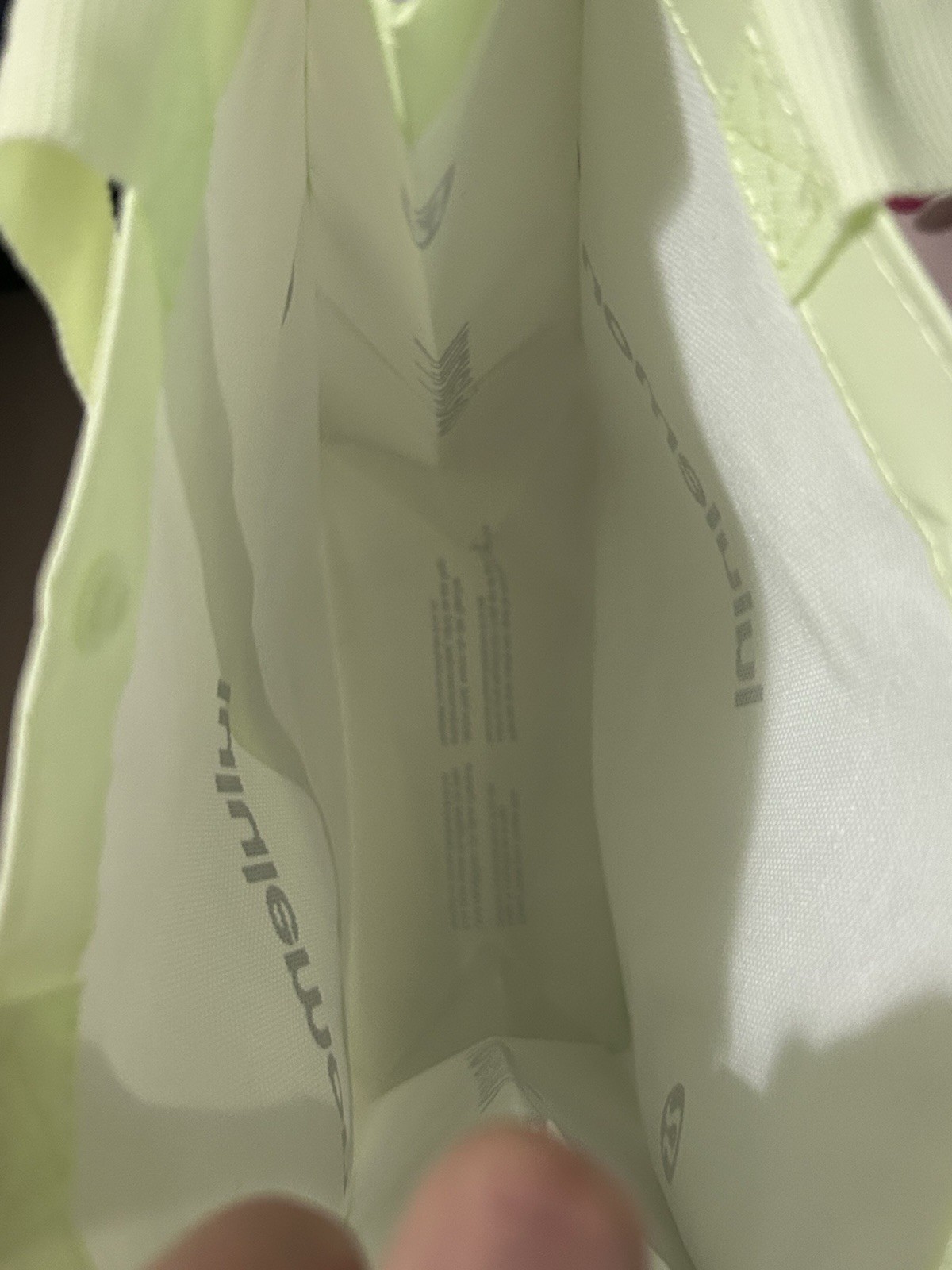 Lululemon Reusable Shopping Tote Bag Light Green Small 11×9.5 in, NEW