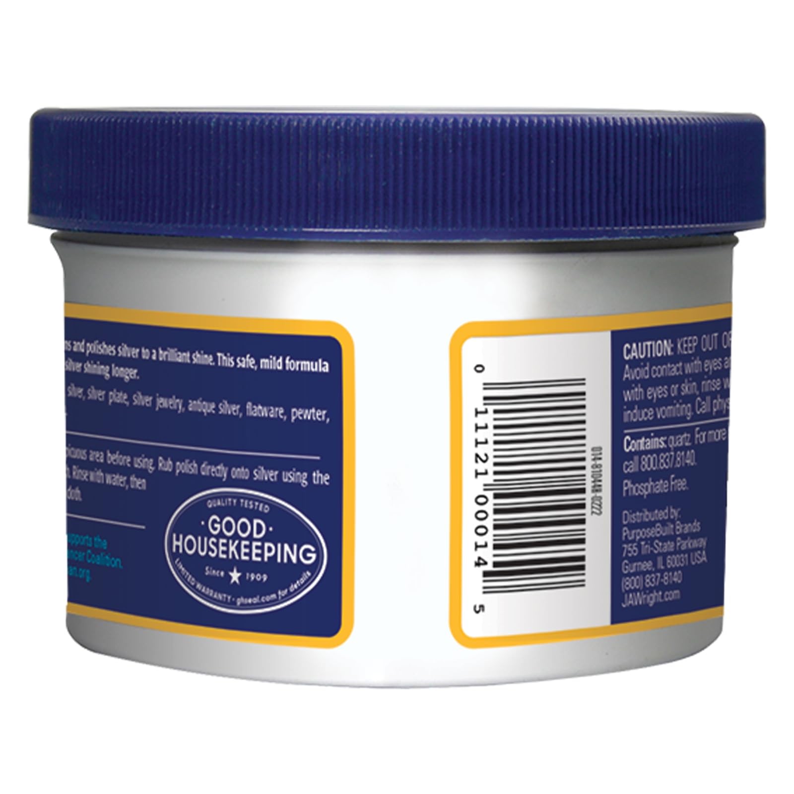 Wright’s Silver Cleaner and Polish Cream, 8 Ounce, Gently Clean and Remove Tarni