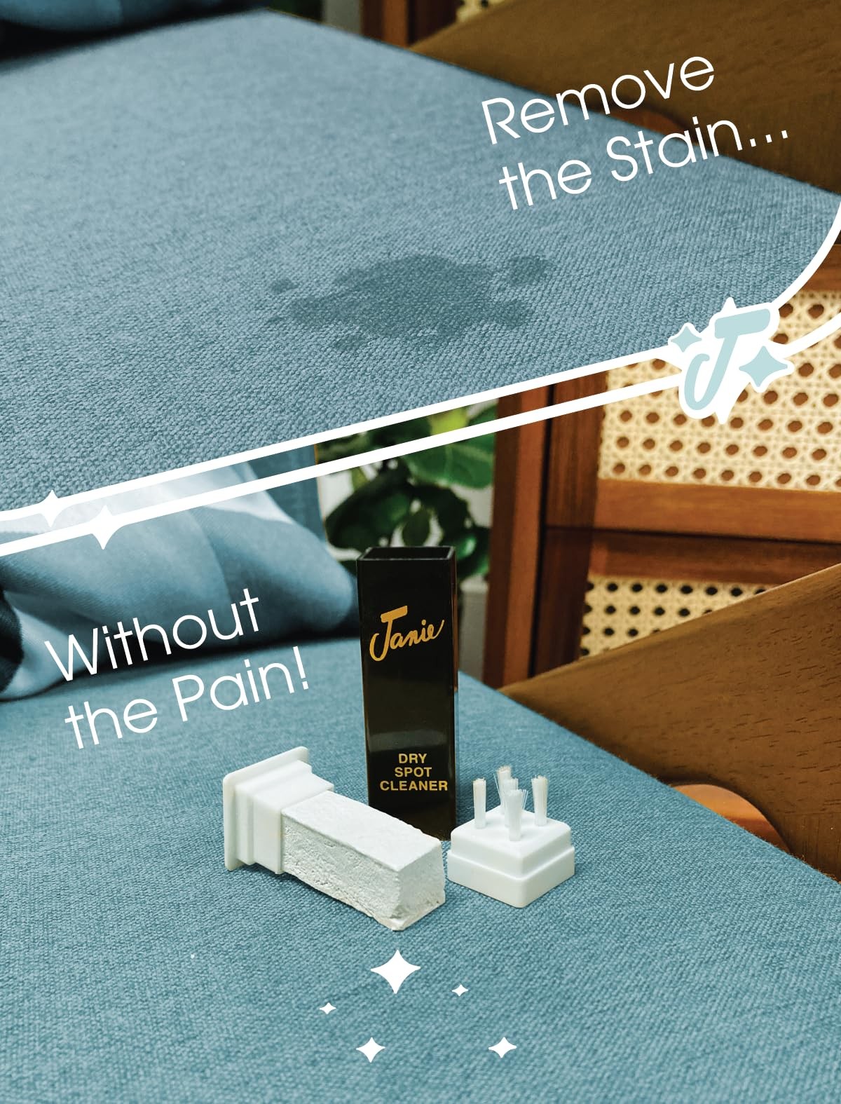 1 PCS 0.4 Oz Dry Stick Spot Cleaner Portable Instant Stain Remover Magic Pen
