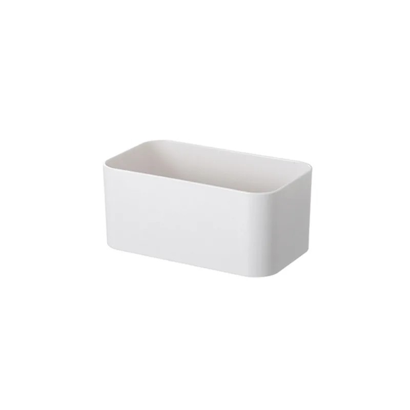 Wall Mounted Remote Control Holder Cosmetic Storage Box Phone Organizer Case 1pc