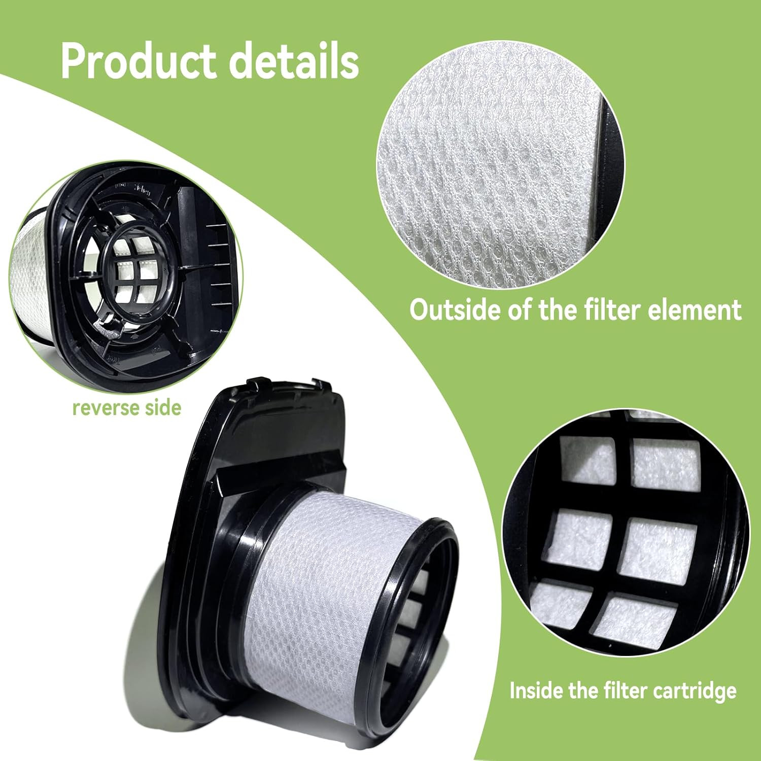 IX141 Replacement Filter for Shark Rocket Pro IX140 IX141 IX142 IZ140 IZ140C IZ1