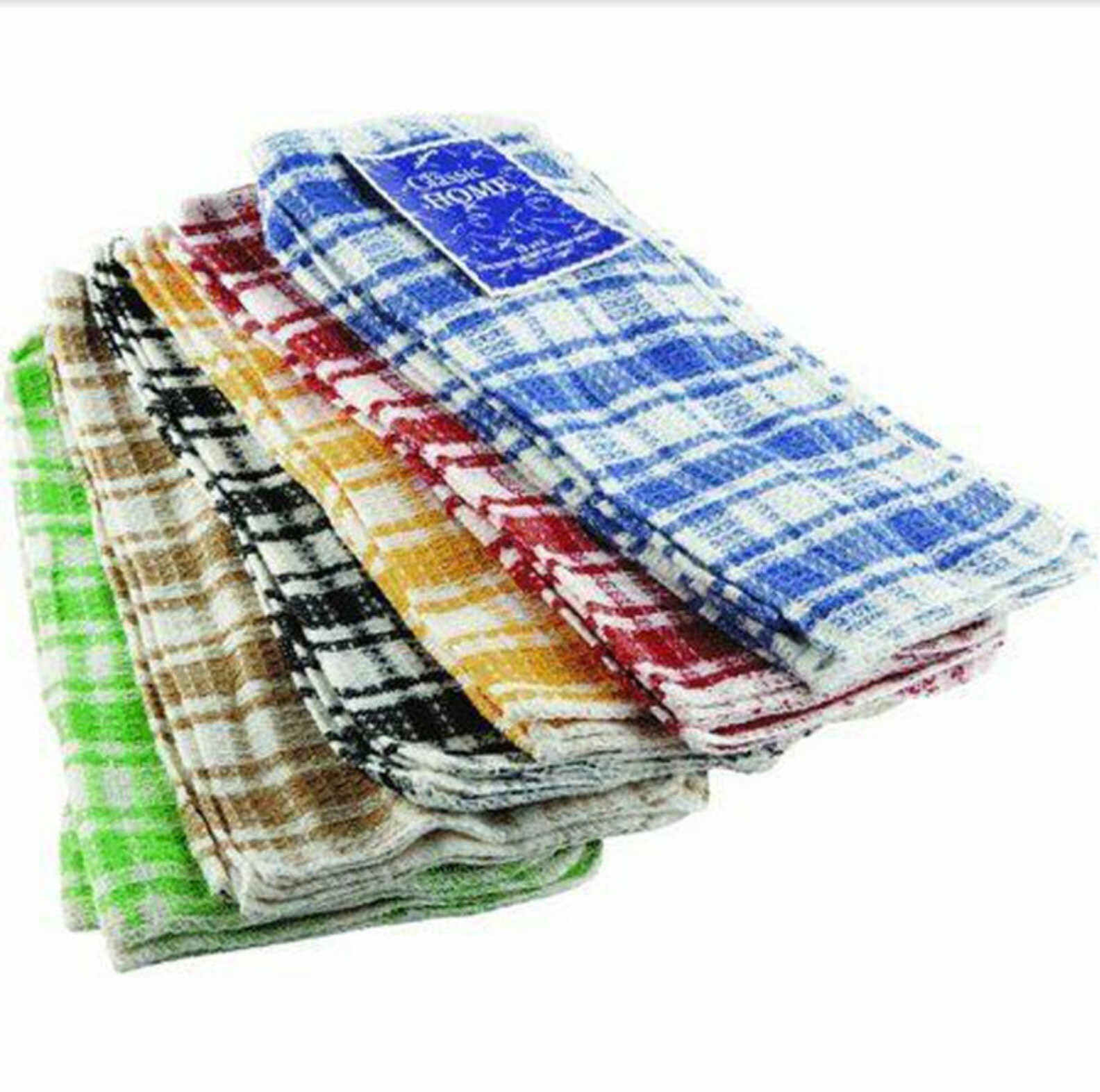Kitchen Dish Cloths 100% Cotton Super Cleaning Cloth Towel 12×12 Pack Of 24