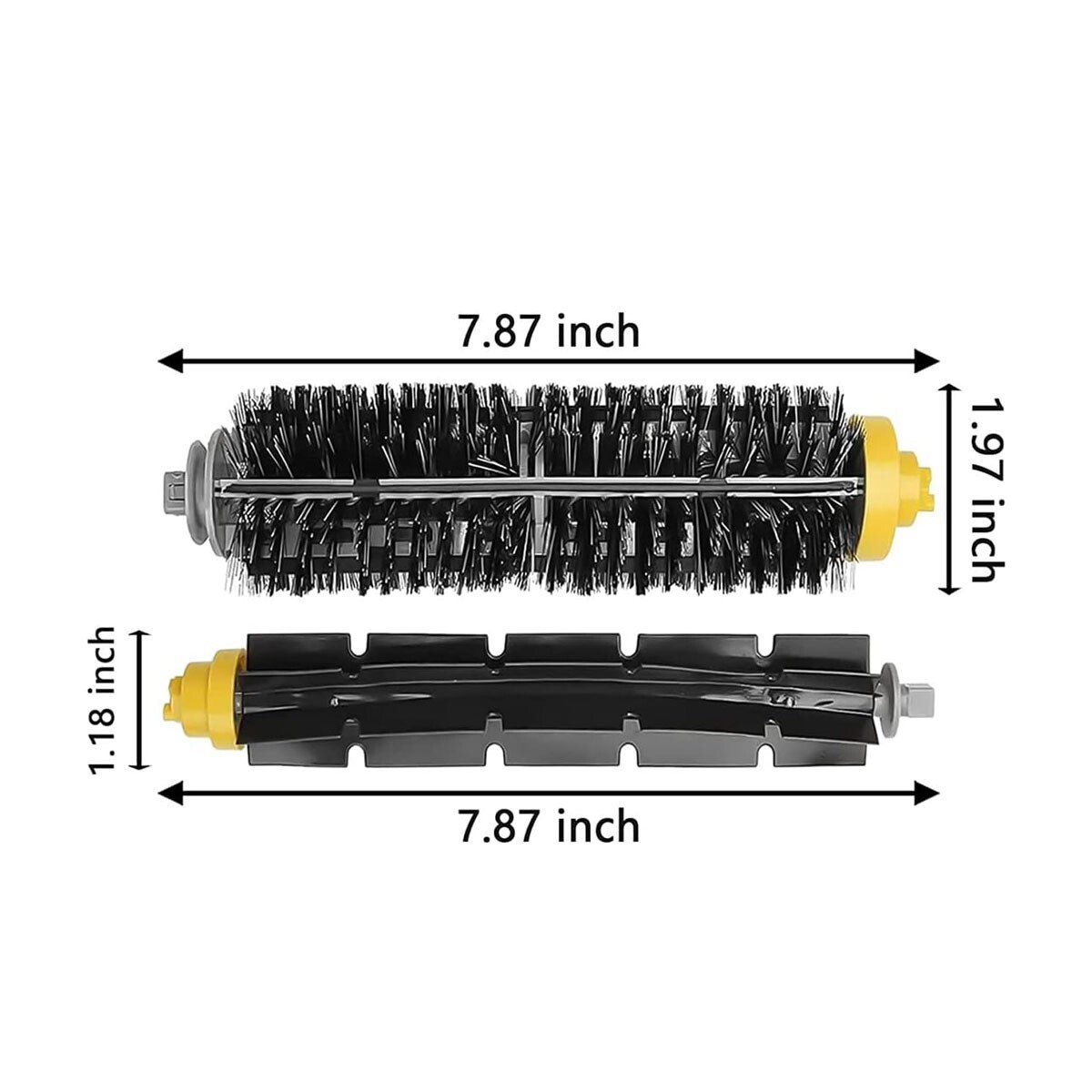 1 Set Bristle & Beater Brush for iRobot Roomba 600 Series 610 614 618 620 630