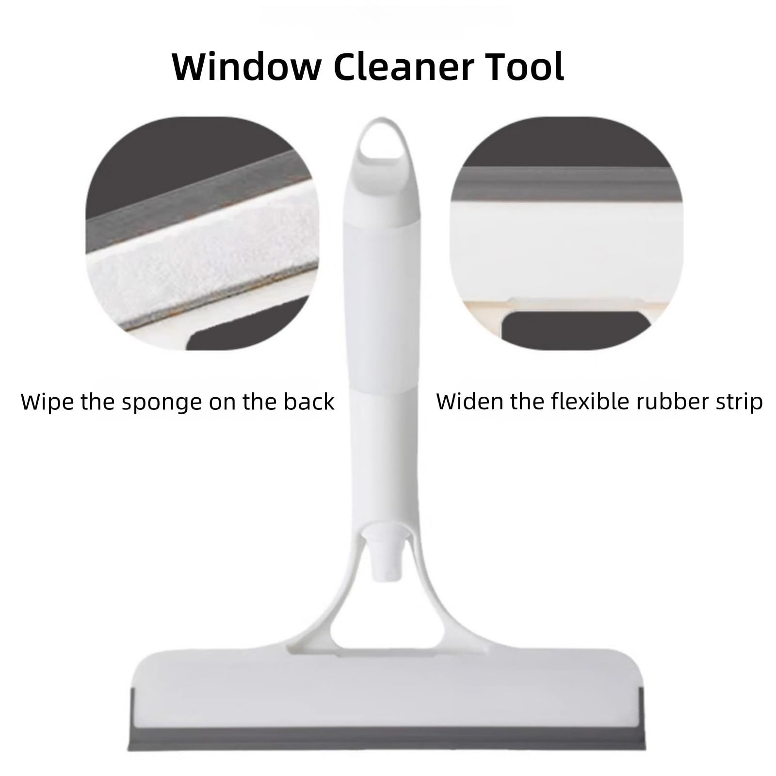 3-in-1 Window Cleaning Multi-Tool, Glass Hanging Knife with Spray