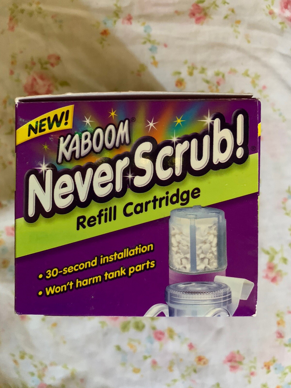 New Kaboom Never Scrub Refill Drop In Cartridge 1.65 oz Discontinued HTF