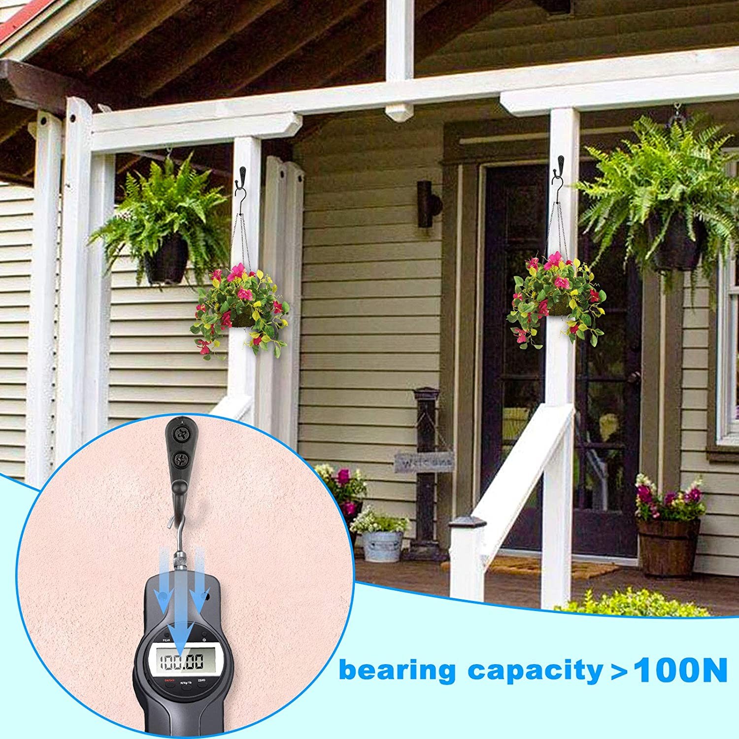 20PCS Wall Hooks for hanging Metal Wall Hooks for Coats Coat hooks for Wall USA