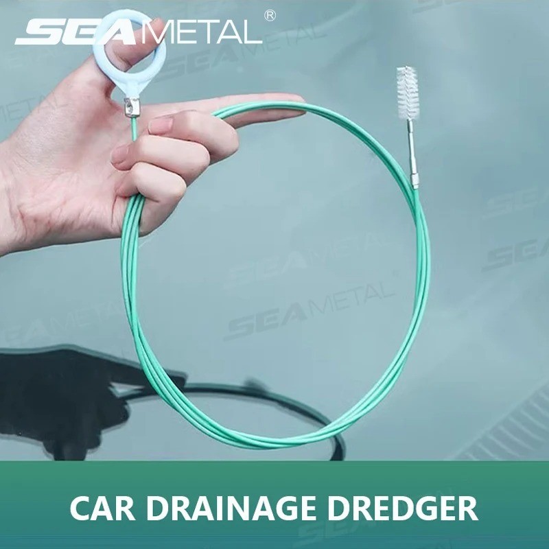 9.84FT Car Sunroof Drain Cleaning Tool Flexible Drain Brush Long Tube Cleaner US