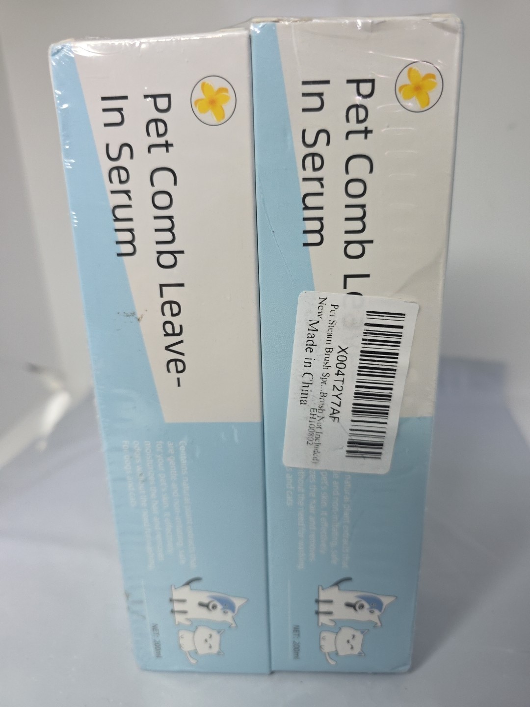 Pet Comb Leave-in Serum For Dogs Cats 200mL 2Pk. Sealed. A