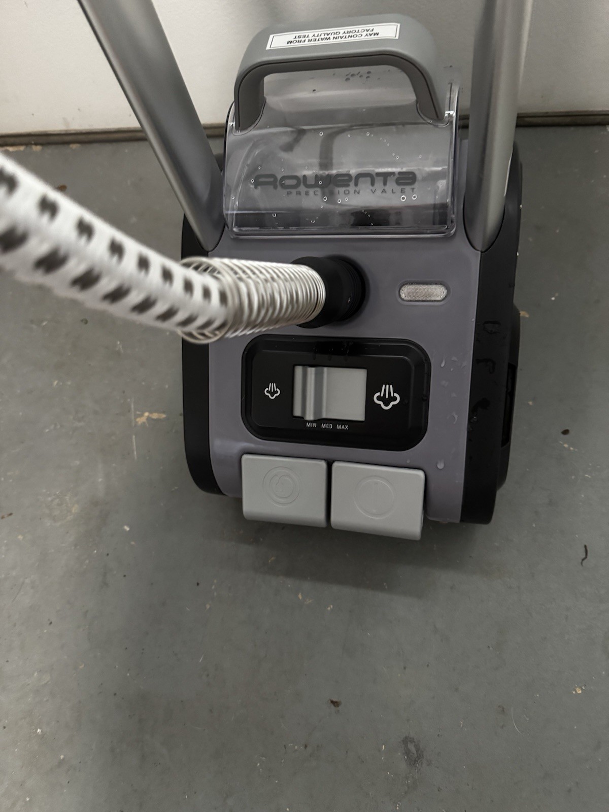 Rowenta IS9100 Precision Valet Commercial Full Size Garment Steamer Tested New