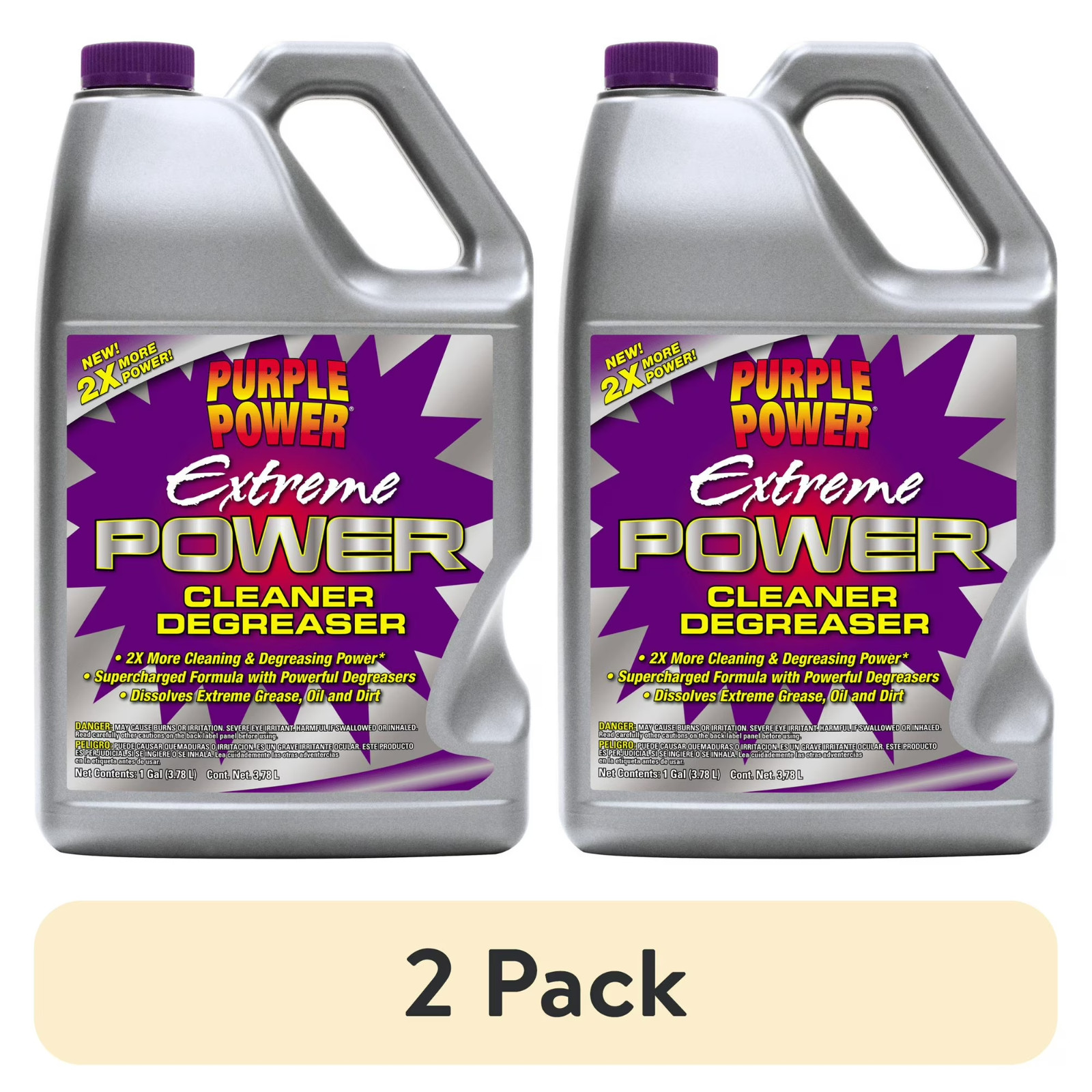 Purple Power Extreme Power Cleaner/Degreaser (1 Gallon) 2 Pack
