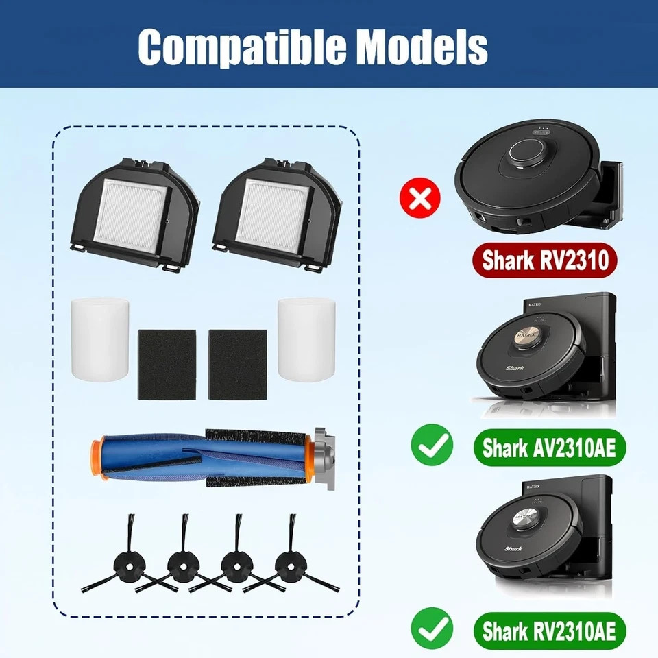 Shark Rv2310Ae Replacement Parts Accessories Compatible with Sharkav2310Ae/Rv232