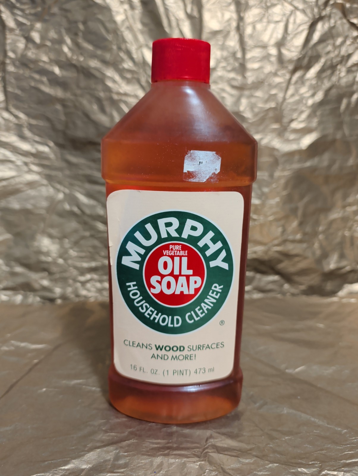 1983 Vintage Murphy Pure Vegetable Oil Soap Household Cleaner Wood 16 Oz 1 Pint
