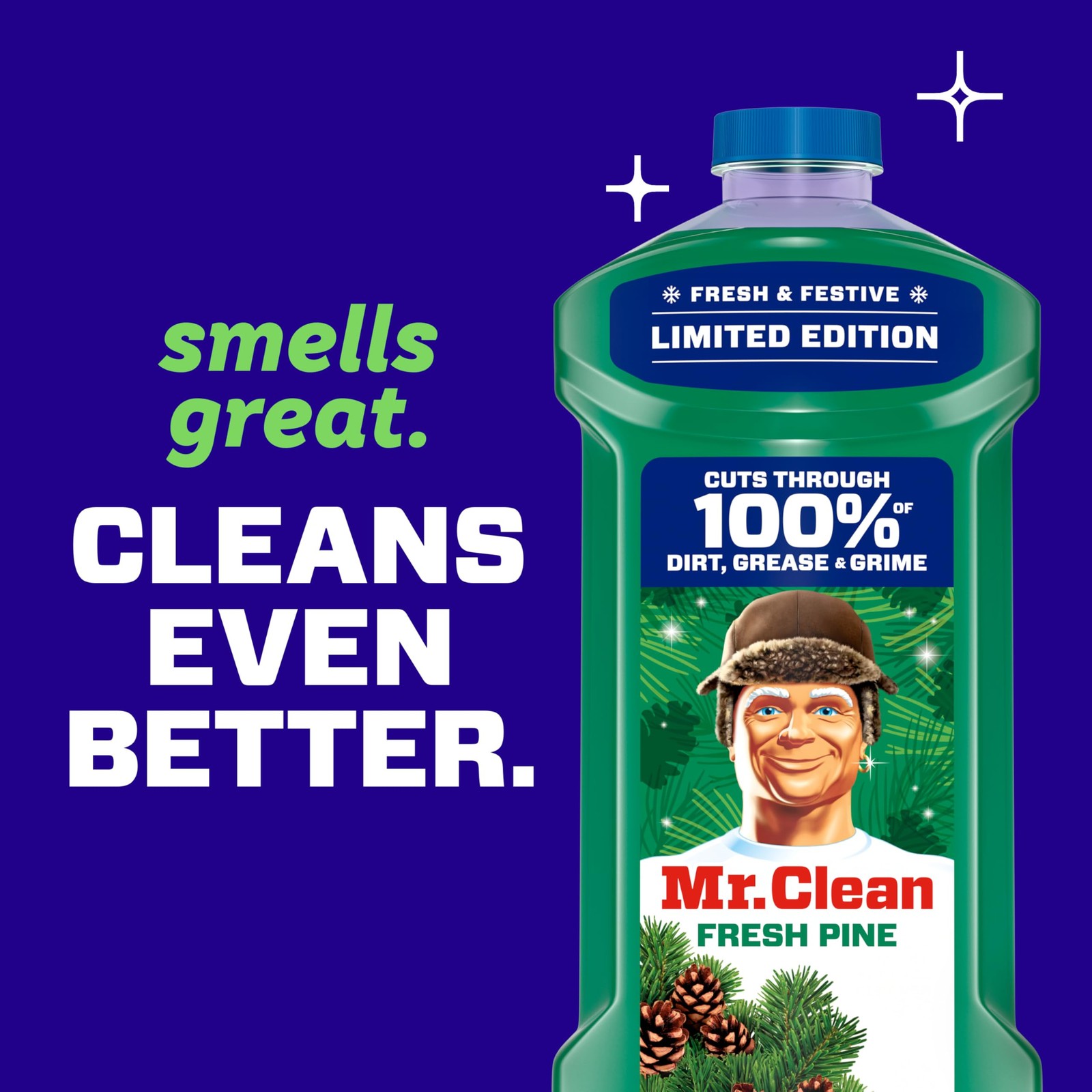 Mr. Clean All Purpose Cleaner, Cleaning Liquid, 41 Fl Oz (Pack of 1), Green