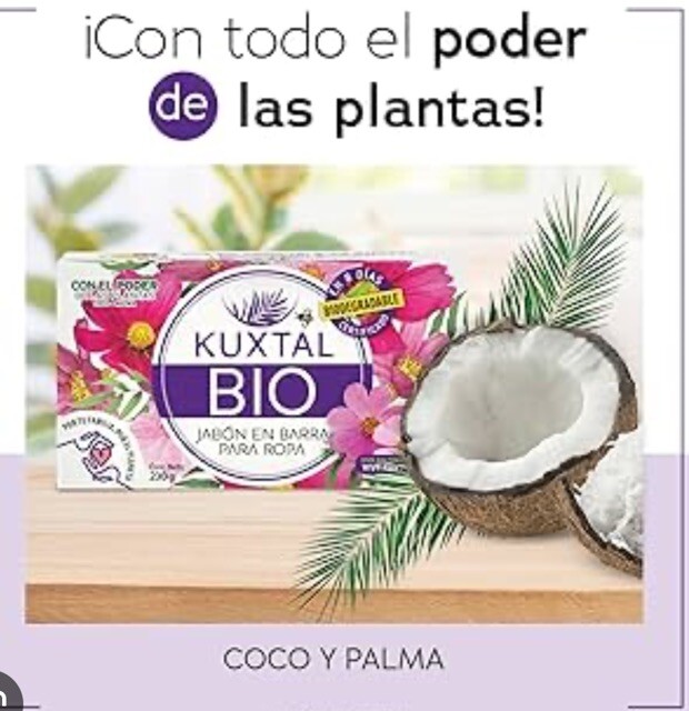 3Pack JABON Y SUAVIZANTE 2-1 EN BARRA KUXTAL 230g / LAUNDRY BAR SOAP