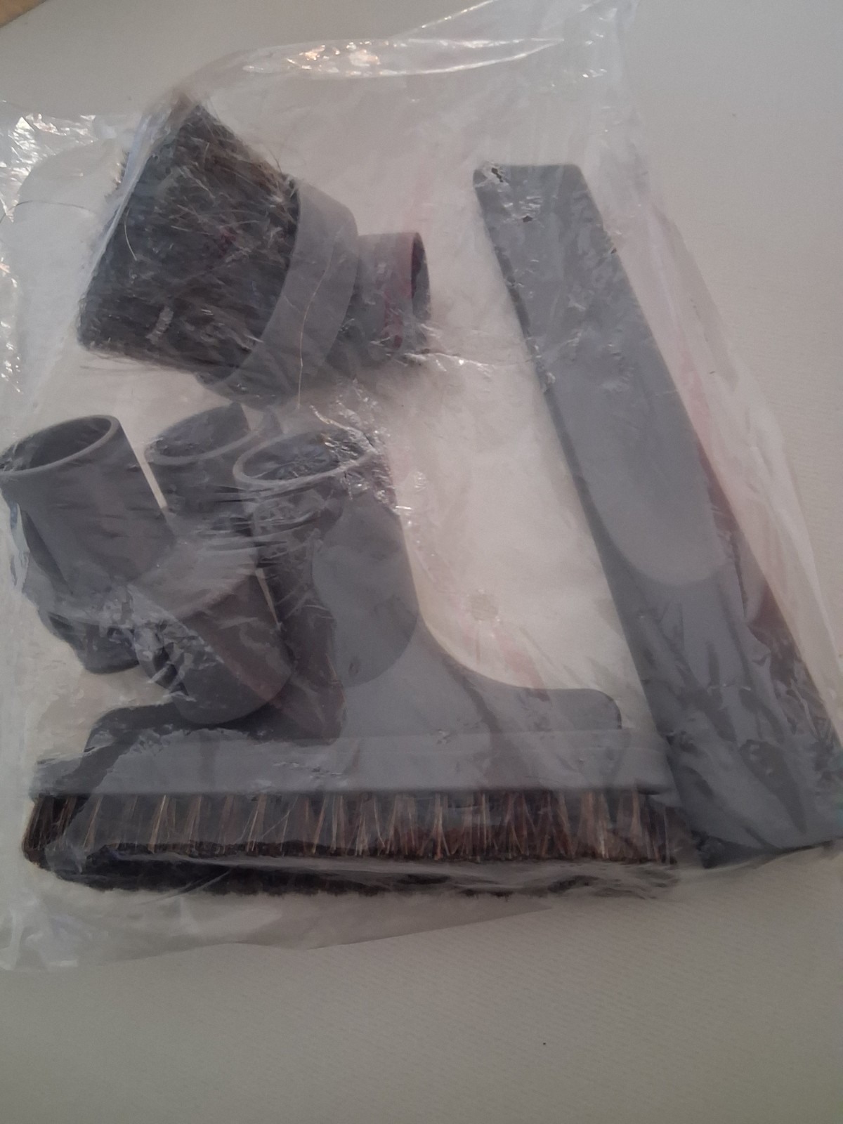 central vacuum attachment set, Gray