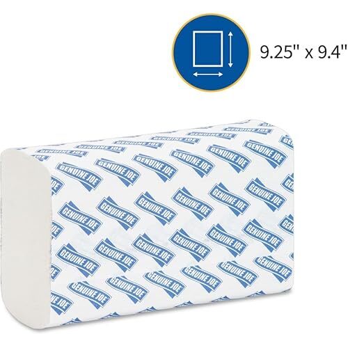 Genuine Joe Multifold Hand Towels, 9.5″ x 9.10″, Assorted Sizes , Colors