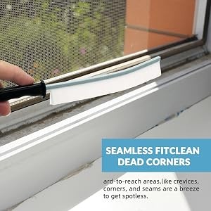Hard Bristle Crevice Cleaning Brush, Versatile Scrub Tool for Kitchen, Window,