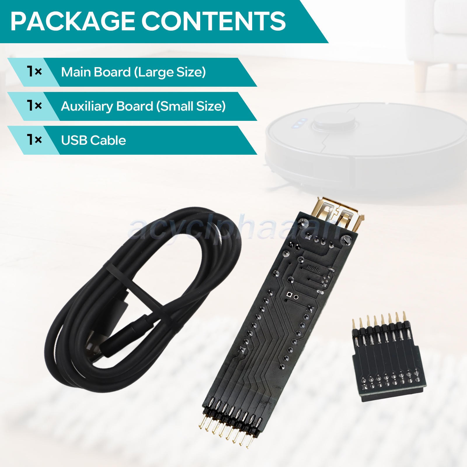 For Dreame (Mova) Robot Vacuum Breakout PCB Kit for Valetudo F9,D9 Pro, D10s Pro