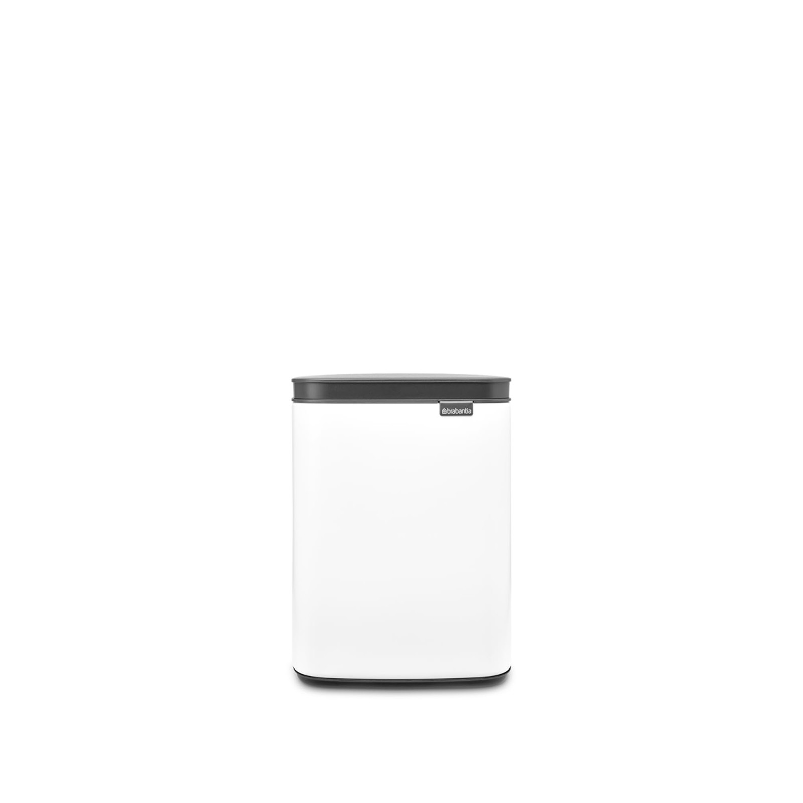 Brabantia Bo XS Lift Open Trash Can | 1.1 Gal / 4L | White | Wall-Mountable