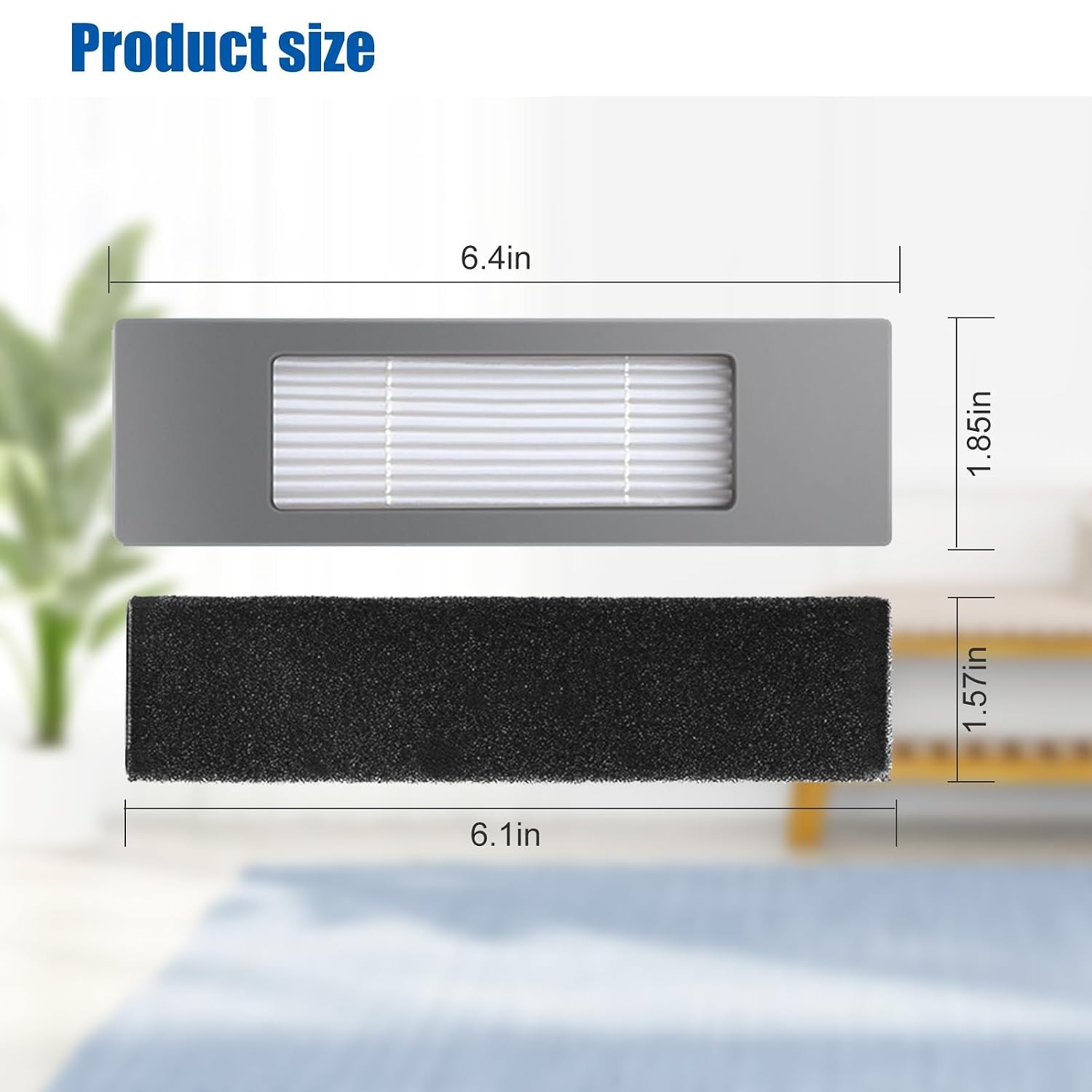 Deebot Ozmo T8 T8+ T8 Aivi T8 AIVI+ T8 MAX T9+ Replacement Vacuum Filters