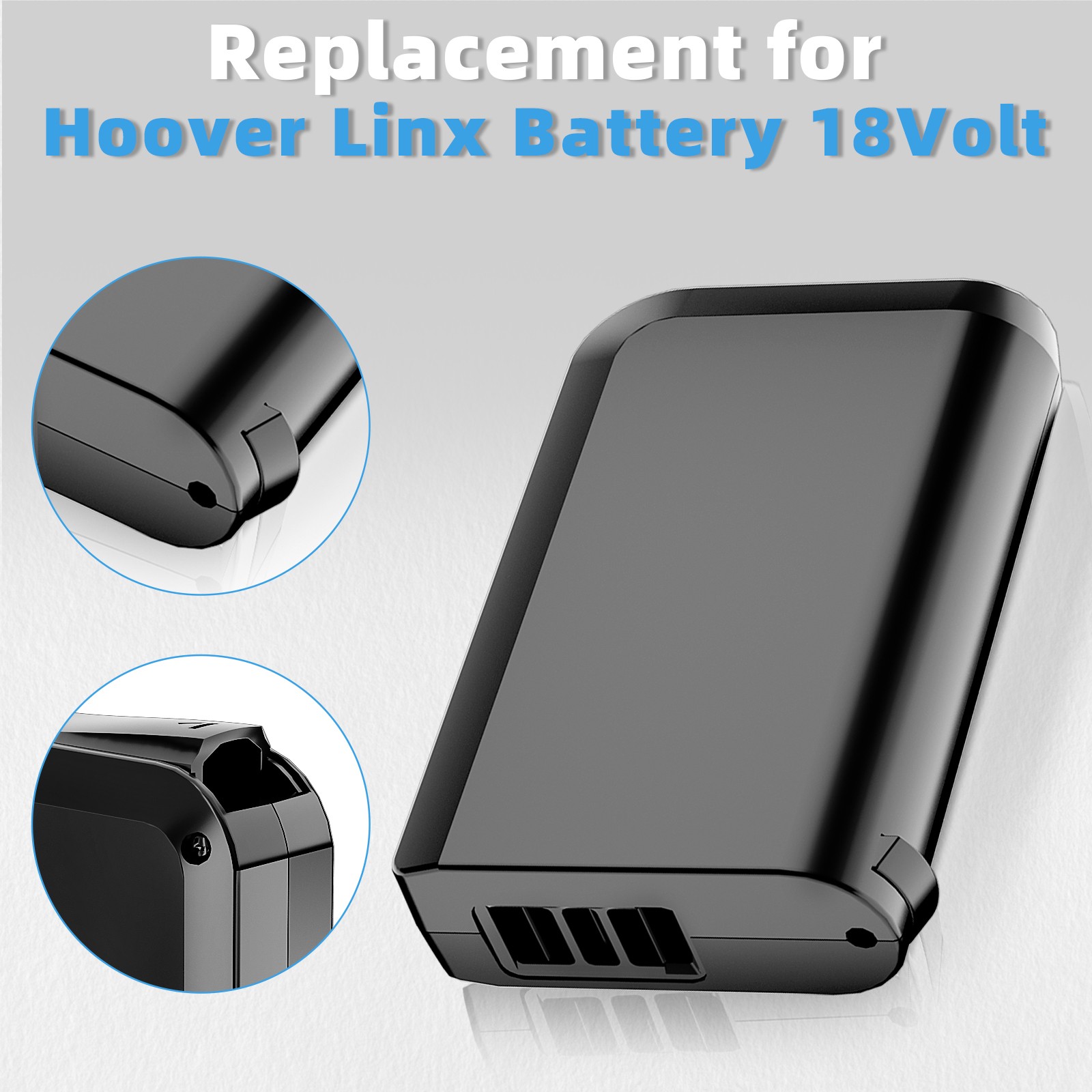 18V 4.0Ah Li-ion Battery for Hoover LINX BH50000 BH50005 CH20110 Vacuum Cleaners