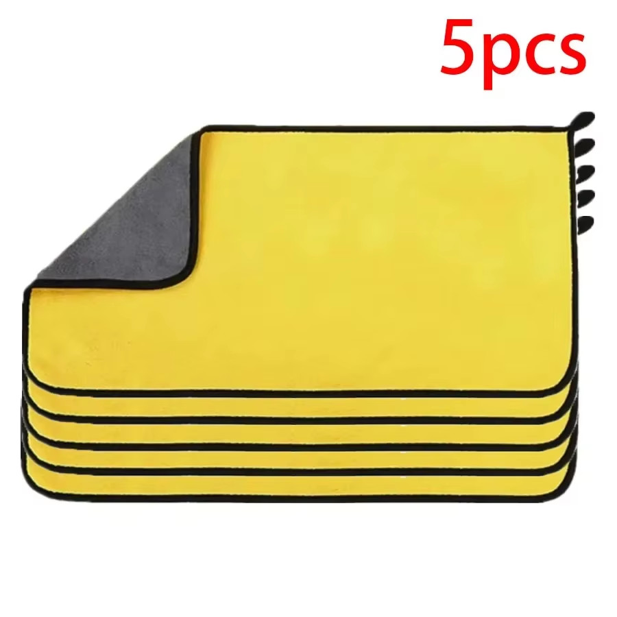 1/2/3/6/10Pcs 30X60Cm Microfiber Car Cleaning Towels Soft Quick Drying for Windo