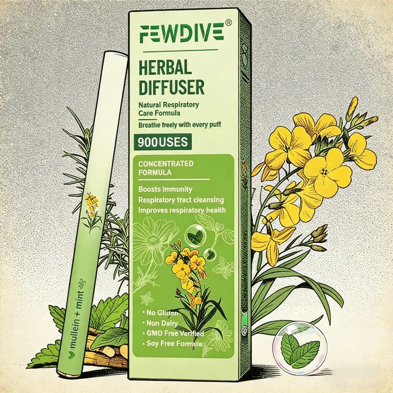 Fewdive- Herbal Diffuser Fresh Breath New Signature Scent | Premium