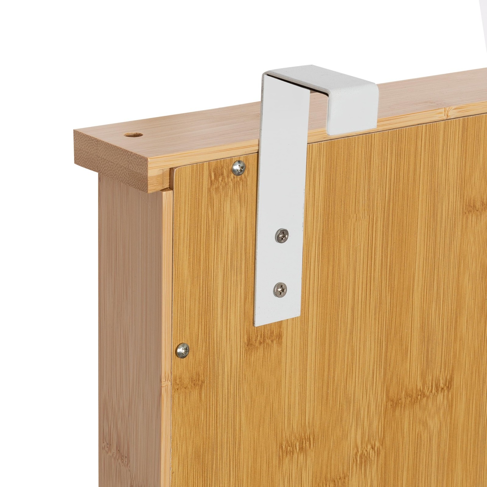 Collapsible Bamboo Wall-Mounted Clothes Drying Rack, 23″ W x 27.25″ H, Space-Sav