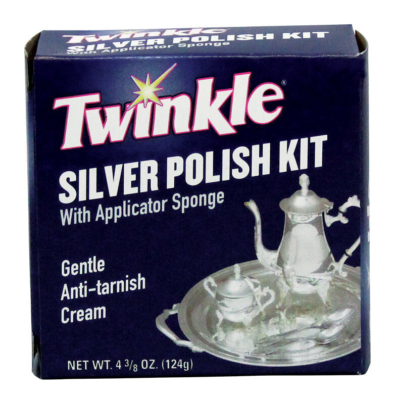 Twinkle 525005 Silver/Chrome Polish Anti Tarnish Cream 4.4 oz. (Pack of 12)