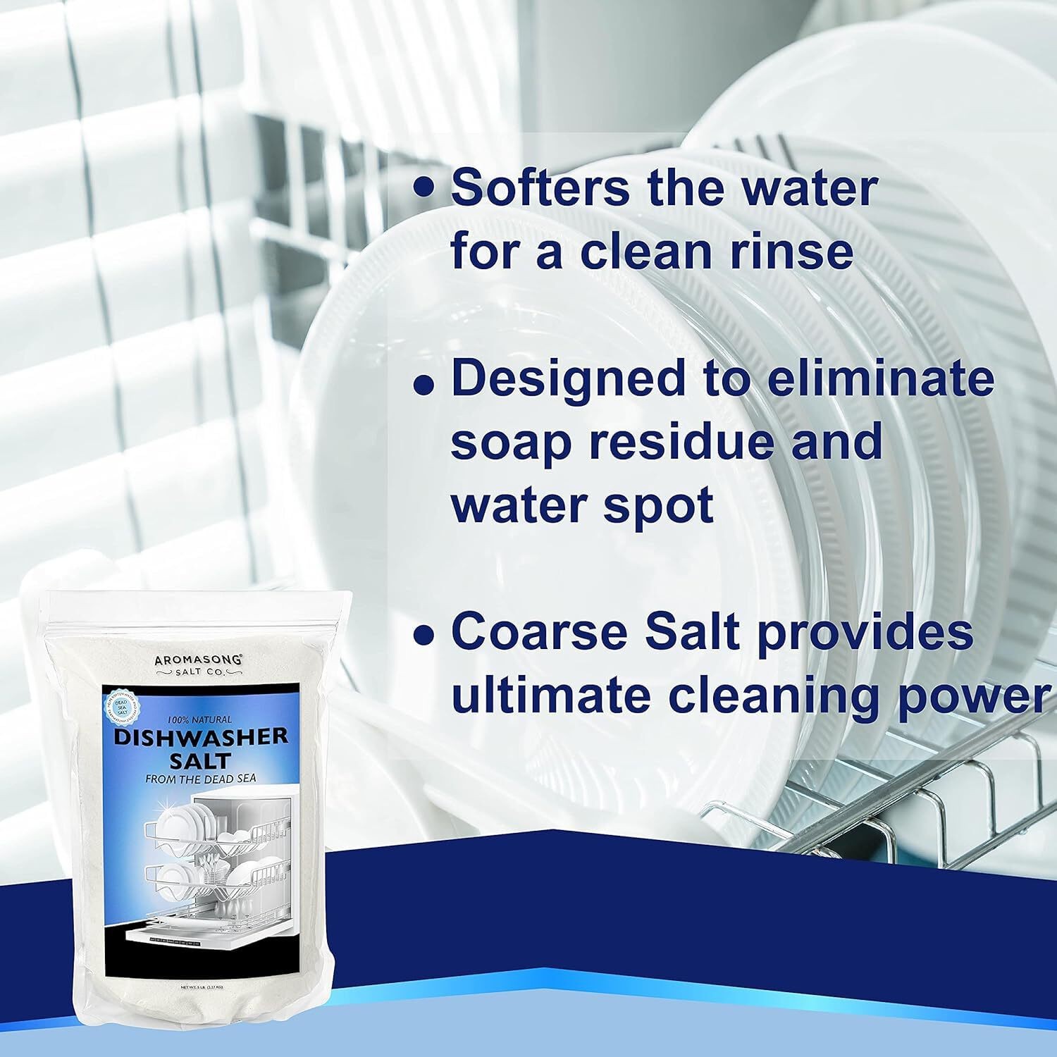 Aromasong Dishwasher Salt 15 LB