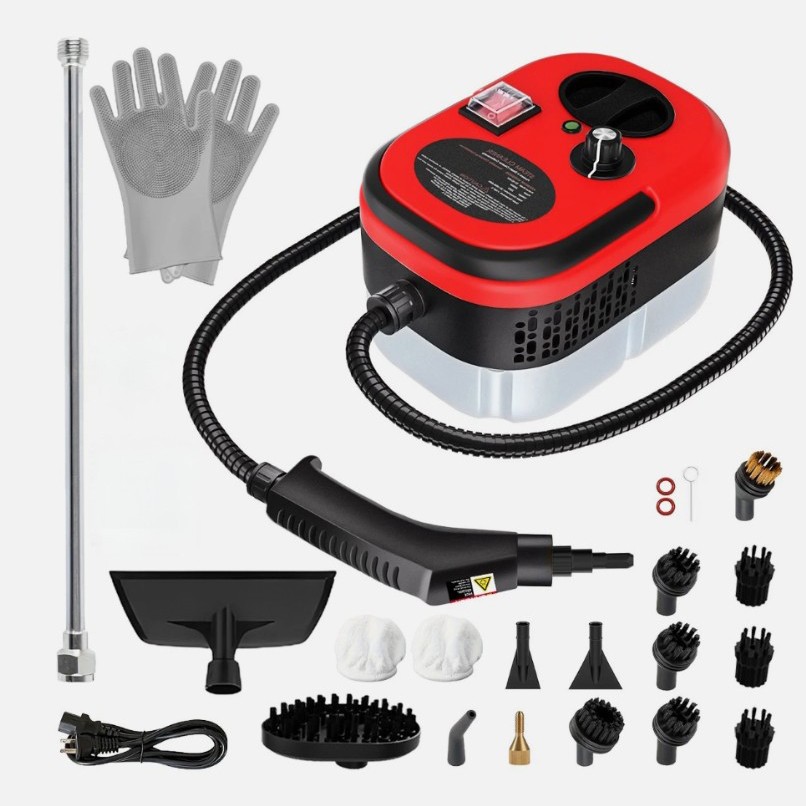 2500W Handheld Steam Cleaner Car Detailing Cleaning Machine Auto Washer 1Set