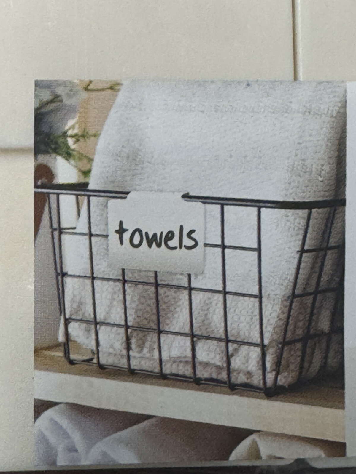 Dry Erase Labels Pantry Laundry Storage Basket Bin Clip Marker 6 Count ( 5Packs)