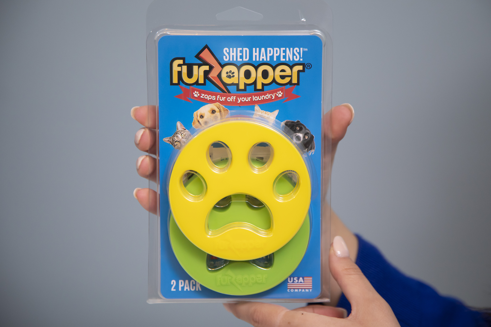 FurZapper Pet Hair Remover 4 count