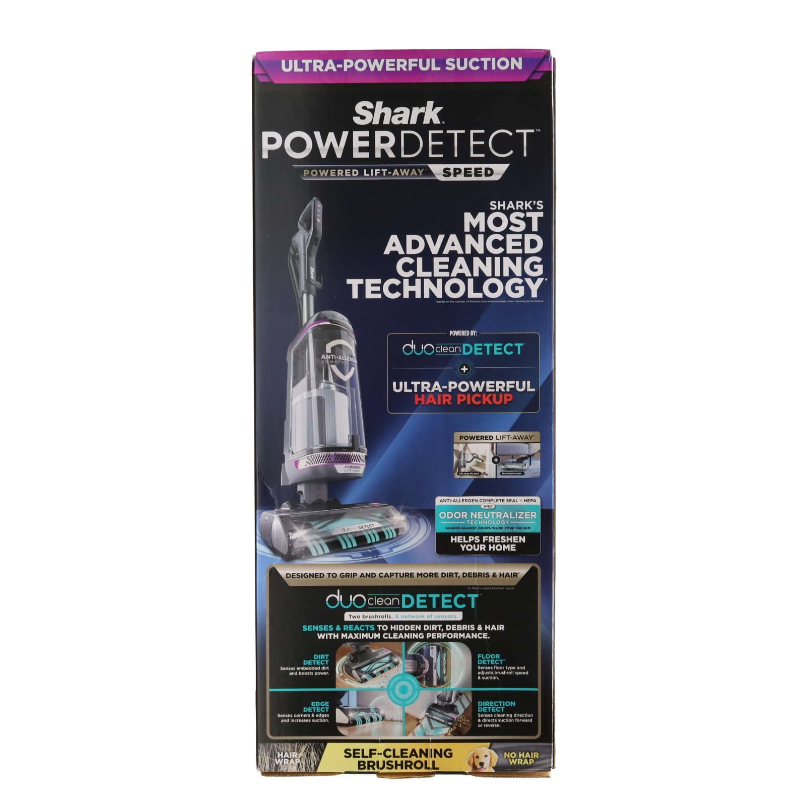 Shark PowerDetect AZ3901 Corded Multi-Surface Upright Vacuum – Purple